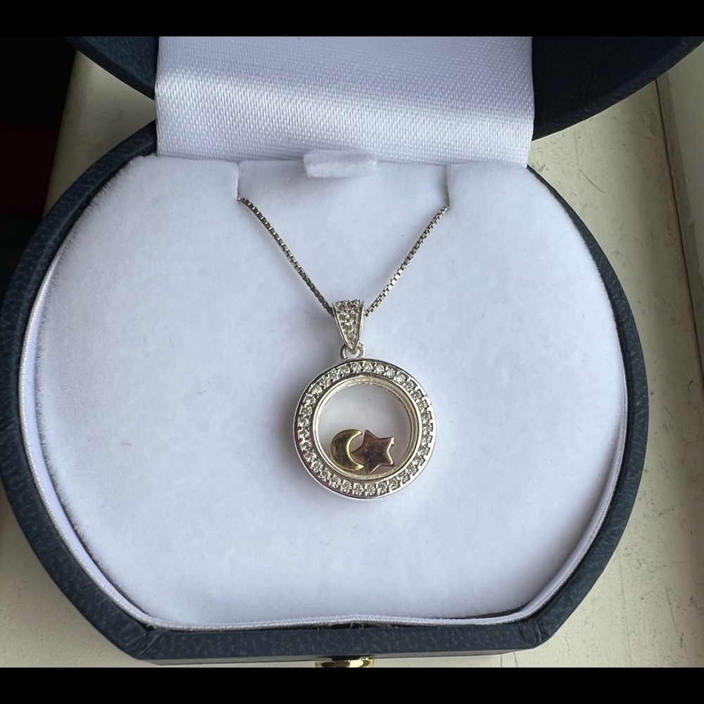 Heart Moon Necklace
